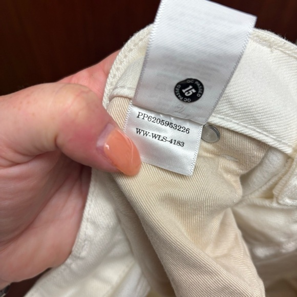 Everlane The Curvy Cheeky Jean In Bone White Crop - Picture 14 of 14